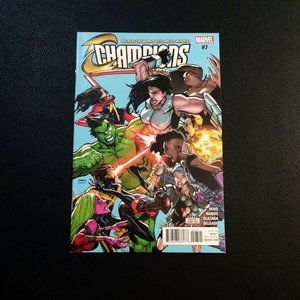 Marvel Comics Champions 7 June 2017 Book Collector Bagged Boarded Waid Ramos